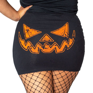Pumpkin Trick or Treat Mini Skirt - Kreepsville